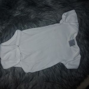 5/$20 • Peek A Boo • white onesie cotton NB newborn